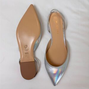 M. Gemi silver pointed sandals